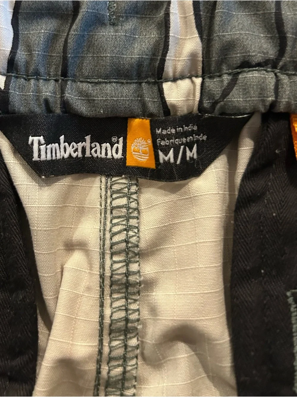 Timberland Eco Water-Resistant Camp Ripstop Jogger Pants Size Medium Camo